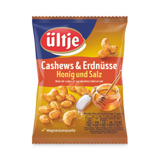 ültje Cashew Erdnuss Mix Honig & Salz 200 g