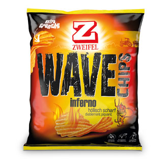 Zweifel Wave Chips Inferno 120 g