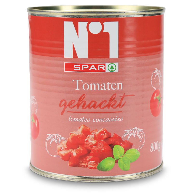 SPAR NO.1 Tomaten gehackt 800 g