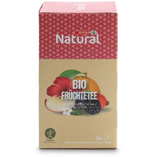 SPAR Natural Bio Früchtetee 20 Beutel