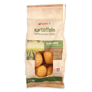 SPAR Kartoffeln festkochend Tasche à 2.5 kg