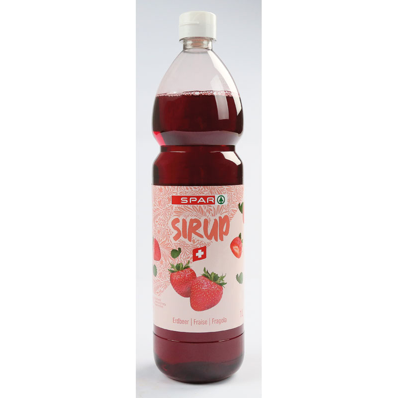 SPAR Sirup Erdbeere 1 Liter