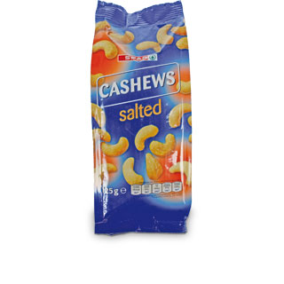 SPAR Cashews gesalzen 125 g
