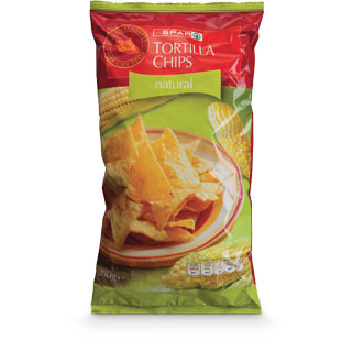 SPAR Tortilla Chips Natural 200 g