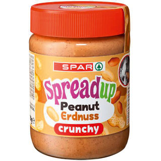 SPAR Erdnussbutter Crunchy 350 g
