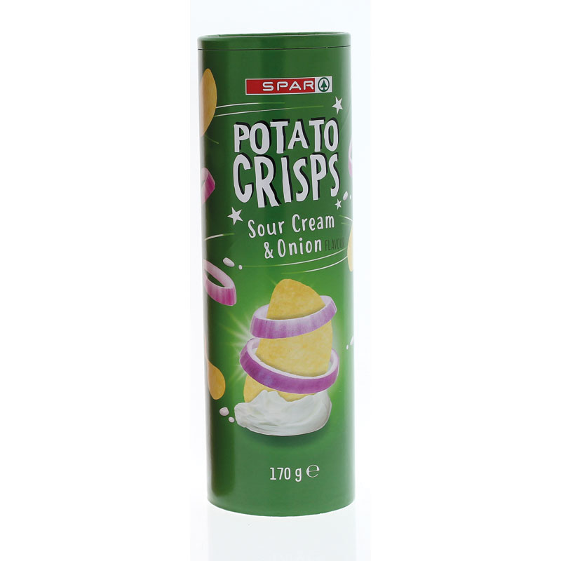 SPAR Potato Crisps Sour Cream & Onion 170 g | SPAR Switzerland