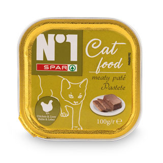 SPAR NO.1 Katzennahrung mit Huhn 100 g